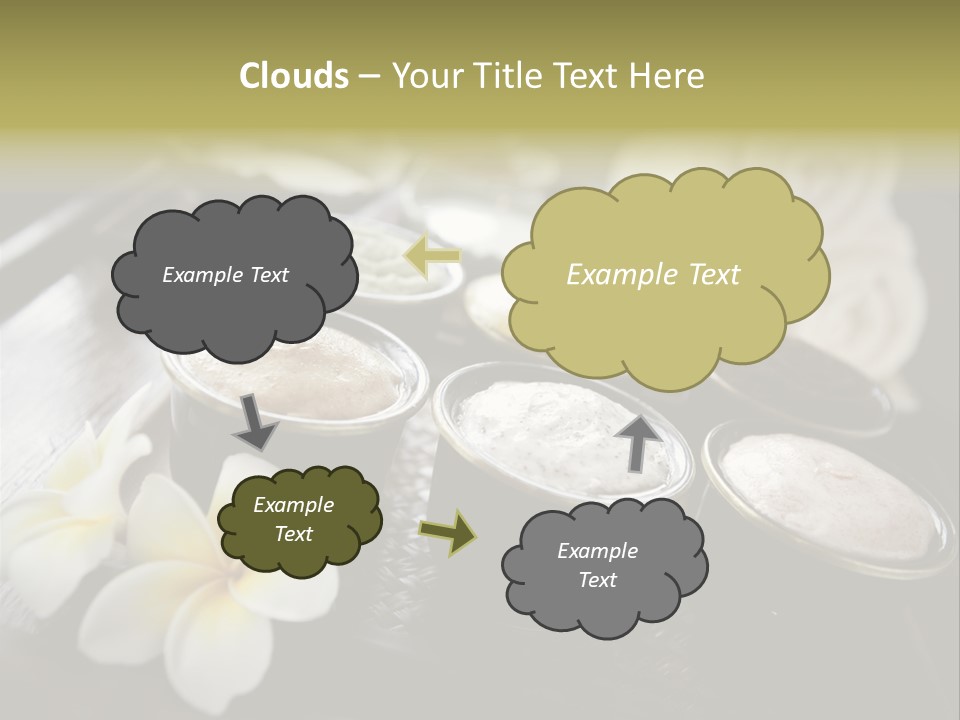 A Table Topped With Cups Filled With Different Types Of Drinks PowerPoint Template