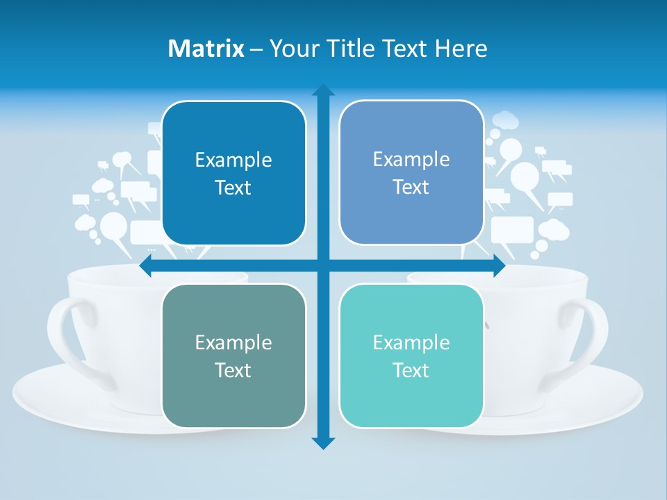 Closeup Blank Clean PowerPoint Template