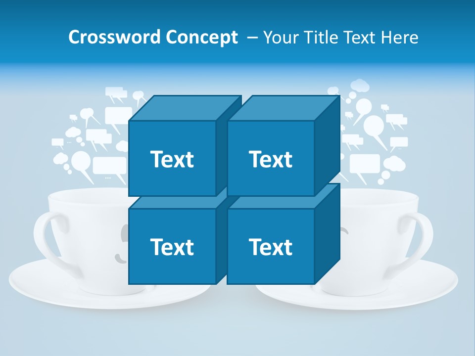 Closeup Blank Clean PowerPoint Template