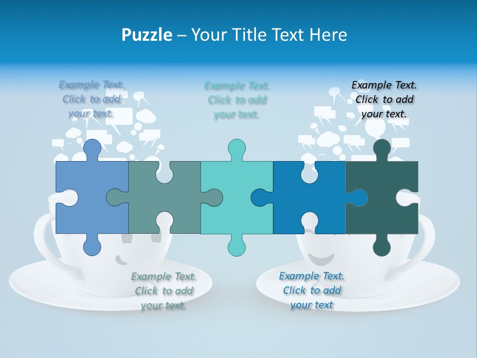 Closeup Blank Clean PowerPoint Template