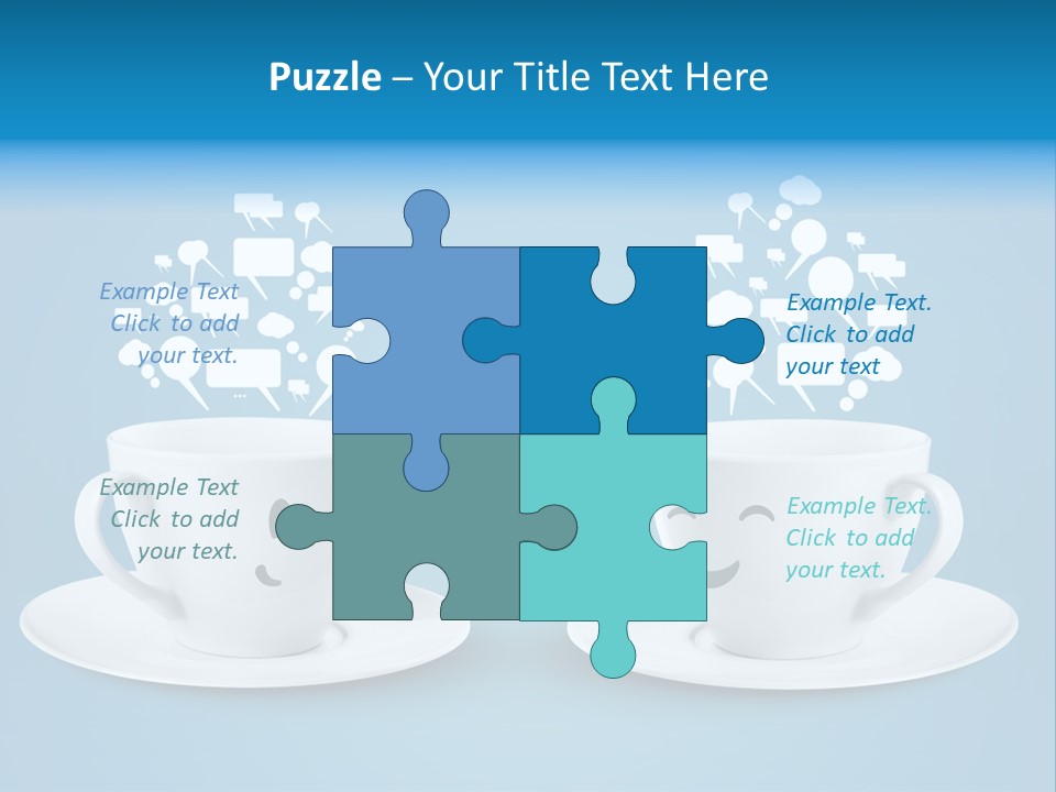 Closeup Blank Clean PowerPoint Template