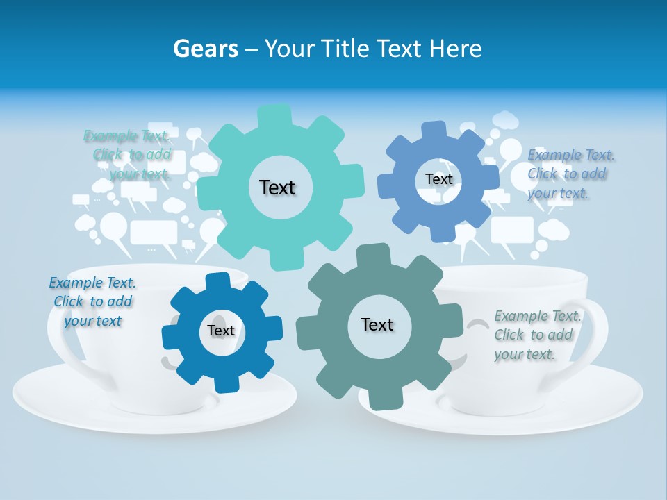 Closeup Blank Clean PowerPoint Template