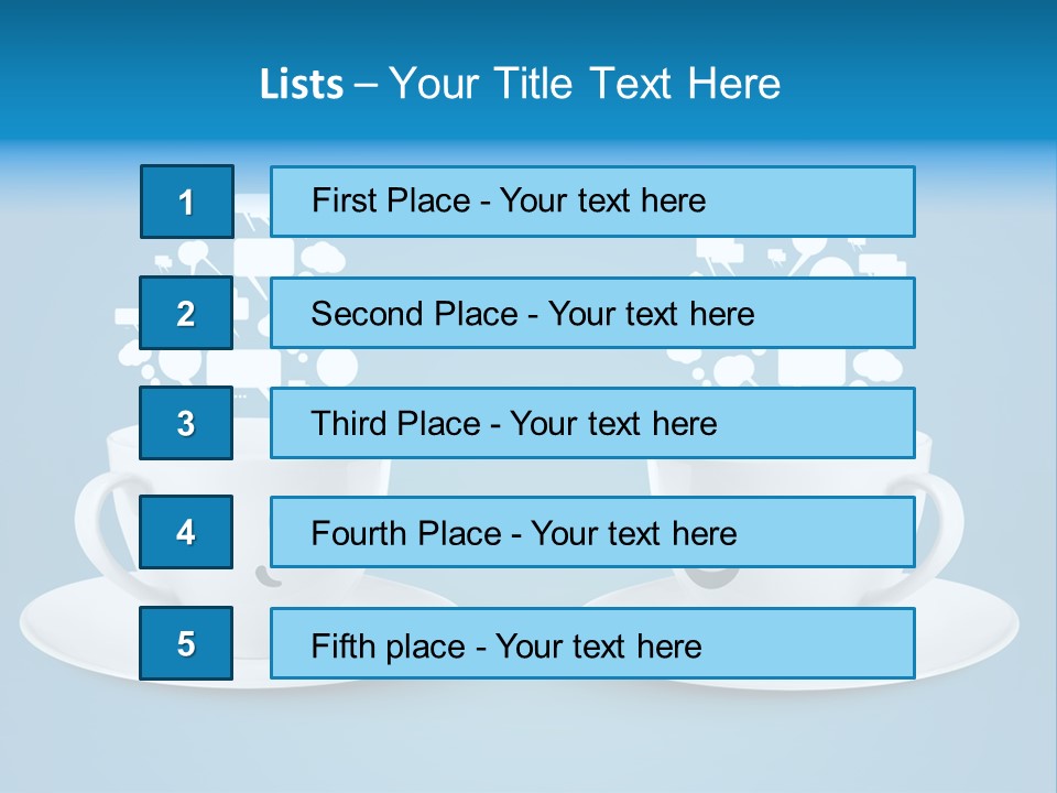 Closeup Blank Clean PowerPoint Template