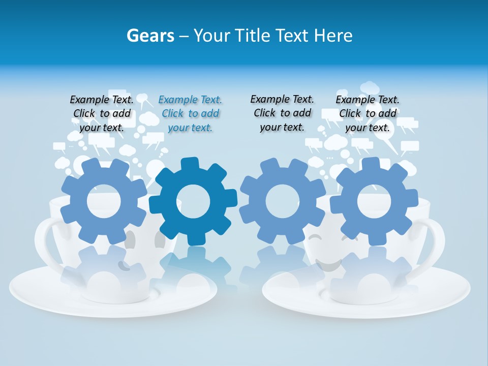 Closeup Blank Clean PowerPoint Template