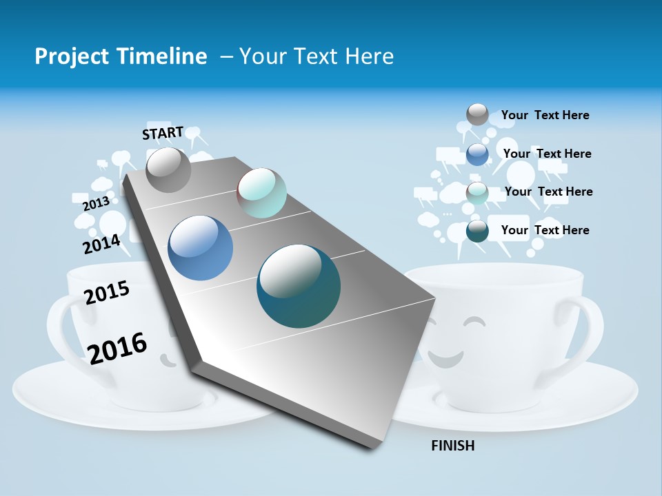 Closeup Blank Clean PowerPoint Template