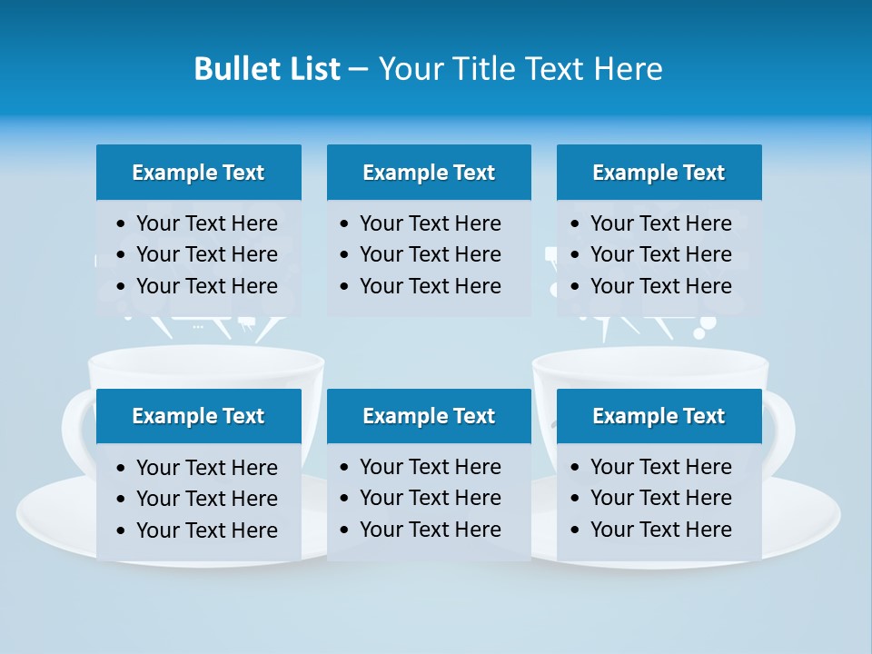 Closeup Blank Clean PowerPoint Template
