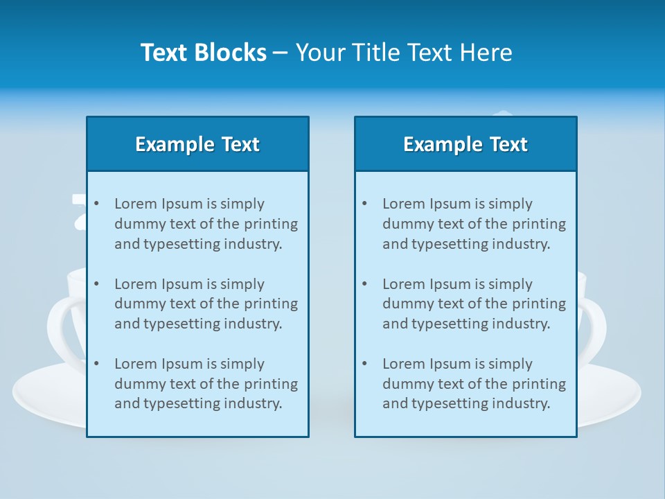 Closeup Blank Clean PowerPoint Template