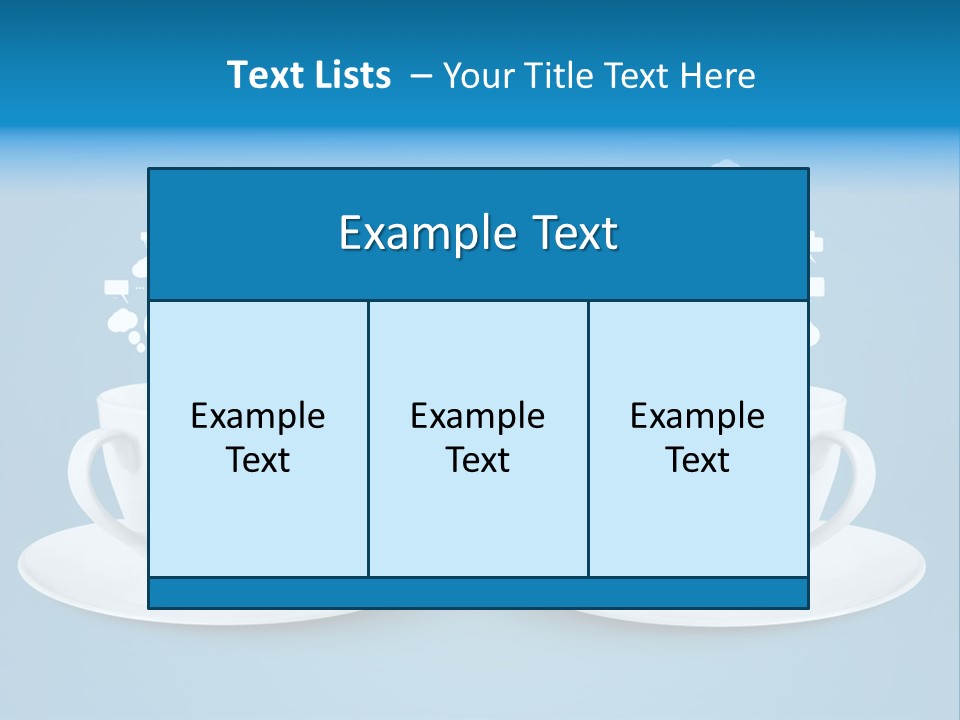 Closeup Blank Clean PowerPoint Template