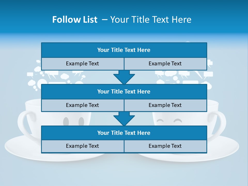 Closeup Blank Clean PowerPoint Template