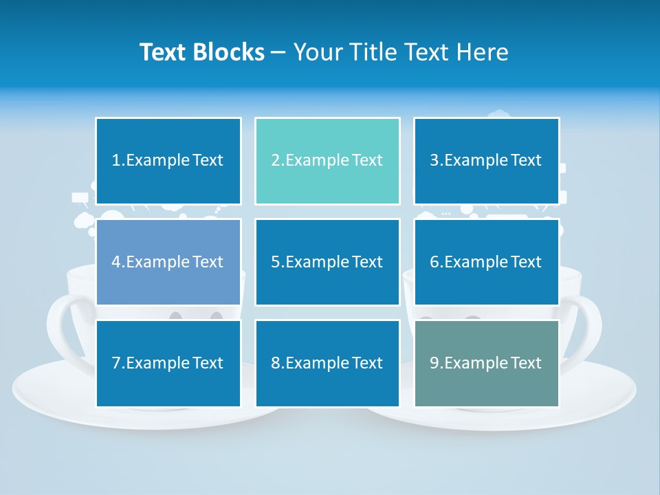 Closeup Blank Clean PowerPoint Template