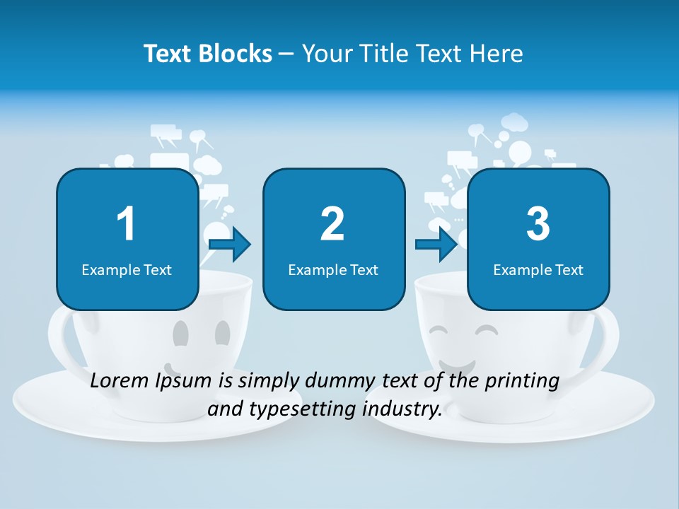 Closeup Blank Clean PowerPoint Template