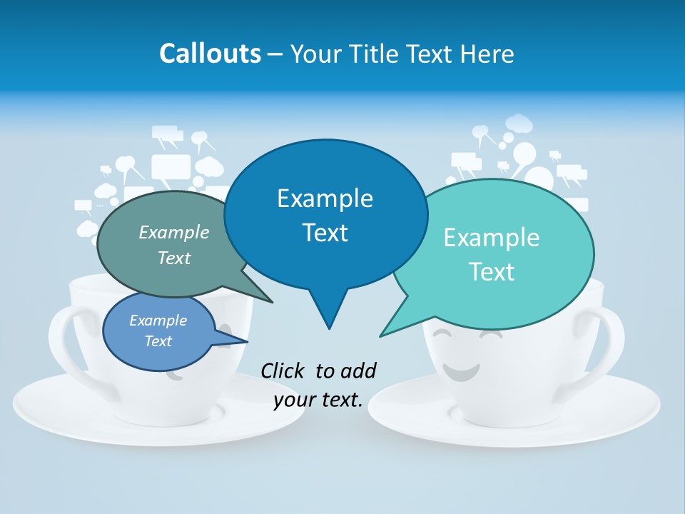 Closeup Blank Clean PowerPoint Template