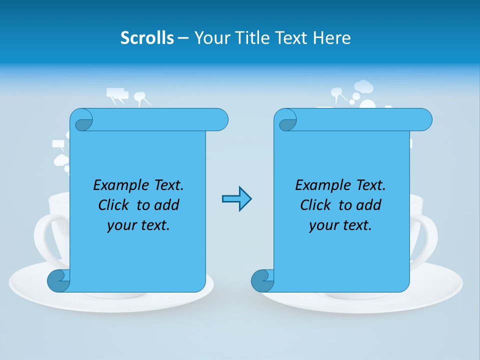 Closeup Blank Clean PowerPoint Template