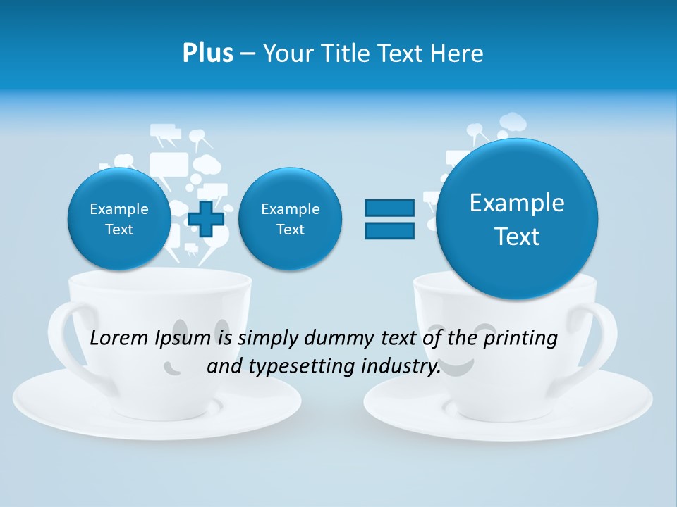 Closeup Blank Clean PowerPoint Template