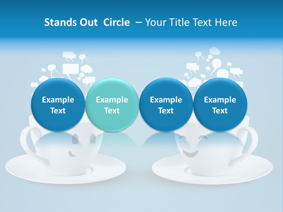 Closeup Blank Clean PowerPoint Template