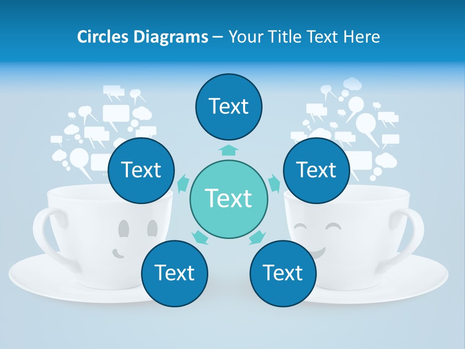 Closeup Blank Clean PowerPoint Template