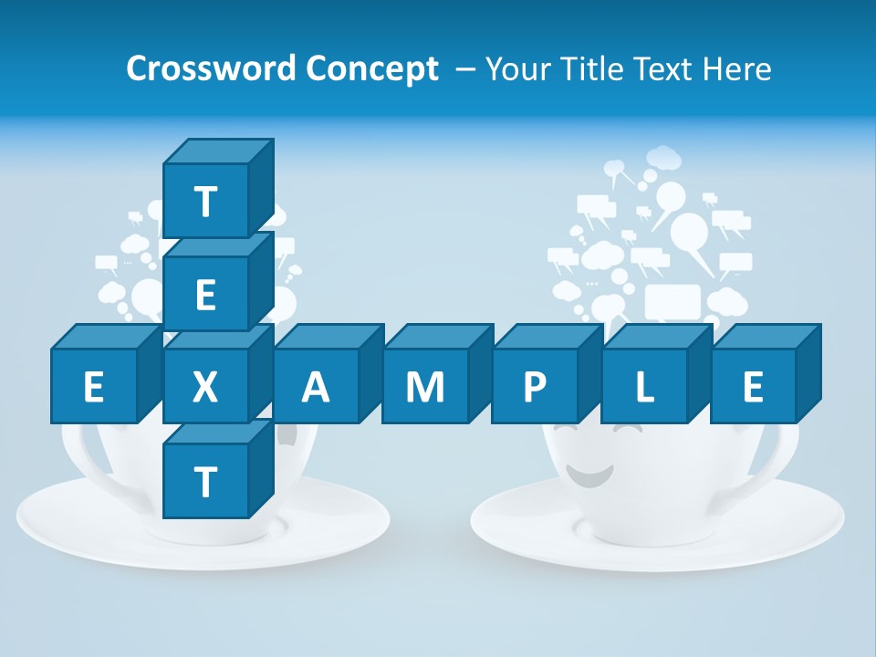 Closeup Blank Clean PowerPoint Template