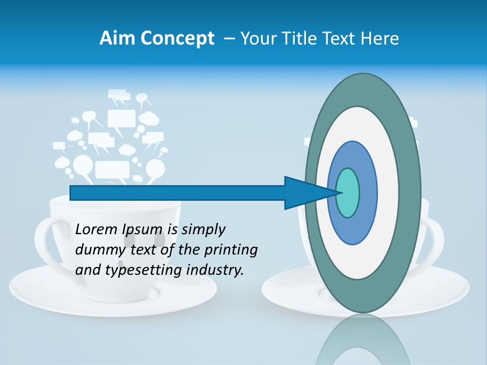 Closeup Blank Clean PowerPoint Template