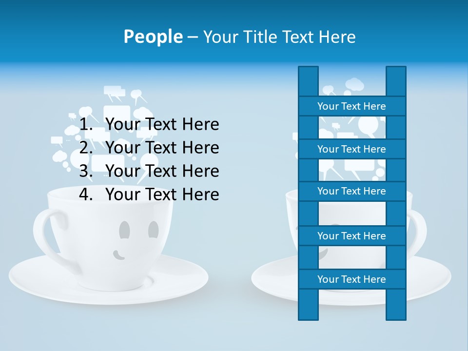 Closeup Blank Clean PowerPoint Template