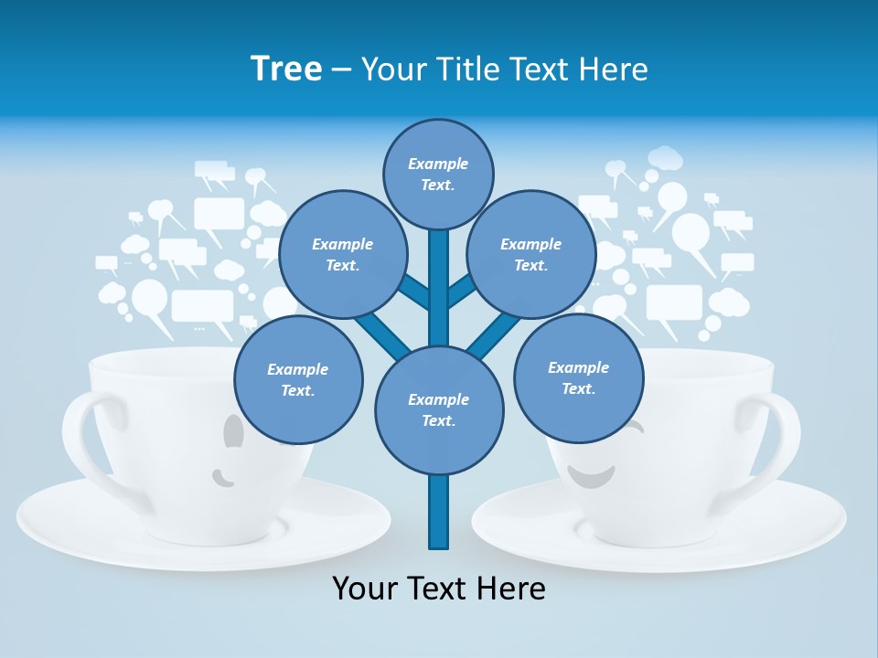 Closeup Blank Clean PowerPoint Template