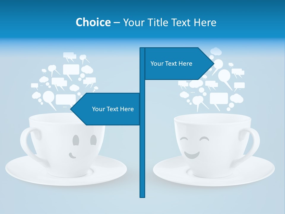 Closeup Blank Clean PowerPoint Template