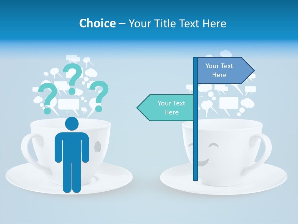 Closeup Blank Clean PowerPoint Template