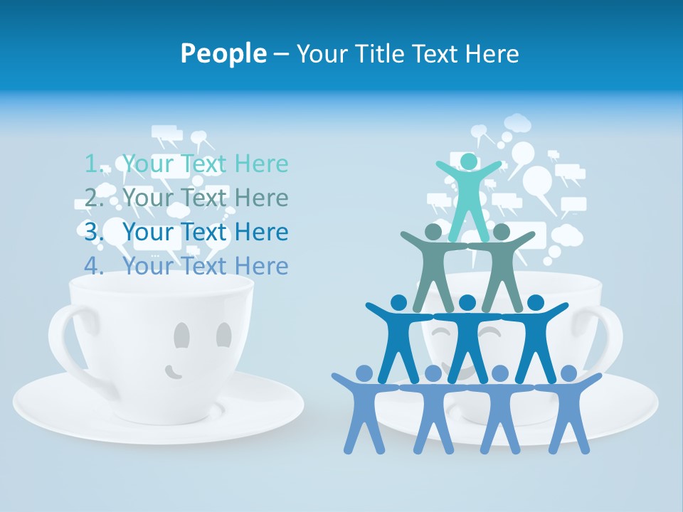 Closeup Blank Clean PowerPoint Template