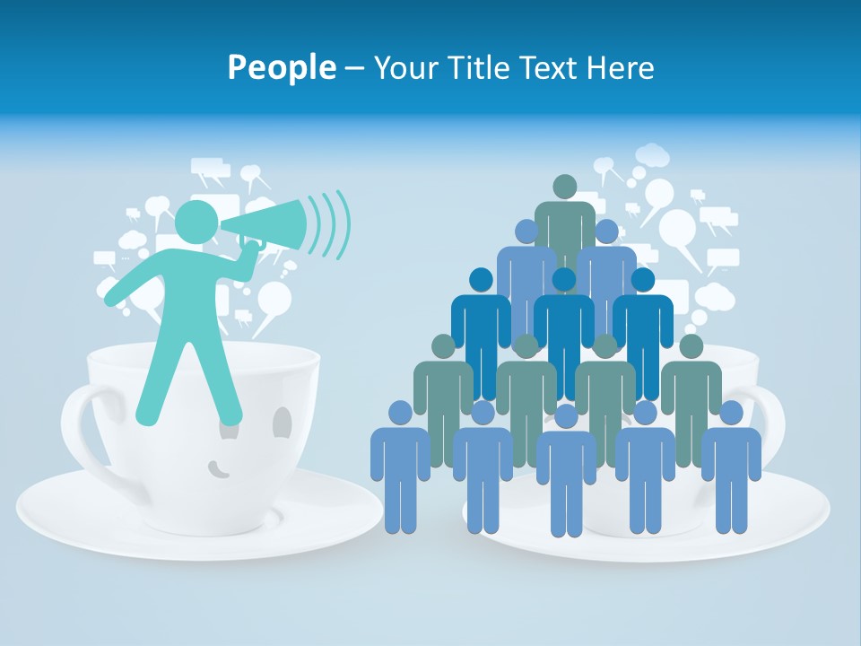 Closeup Blank Clean PowerPoint Template