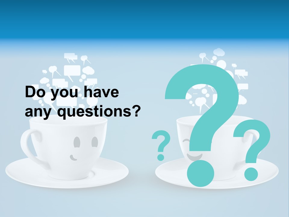 Closeup Blank Clean PowerPoint Template