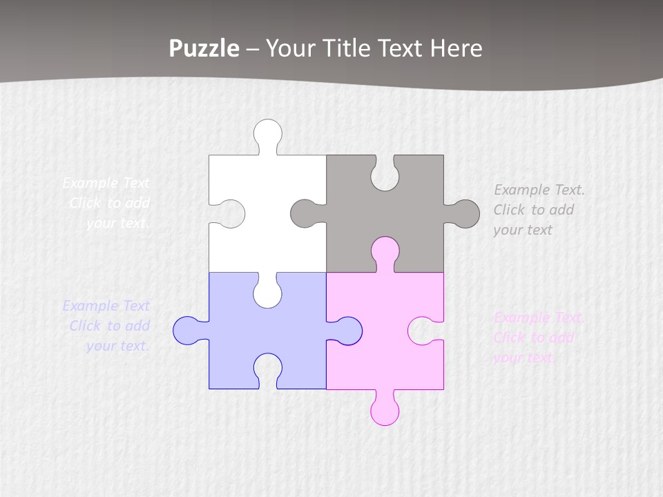 Closeup Blank Clean PowerPoint Template