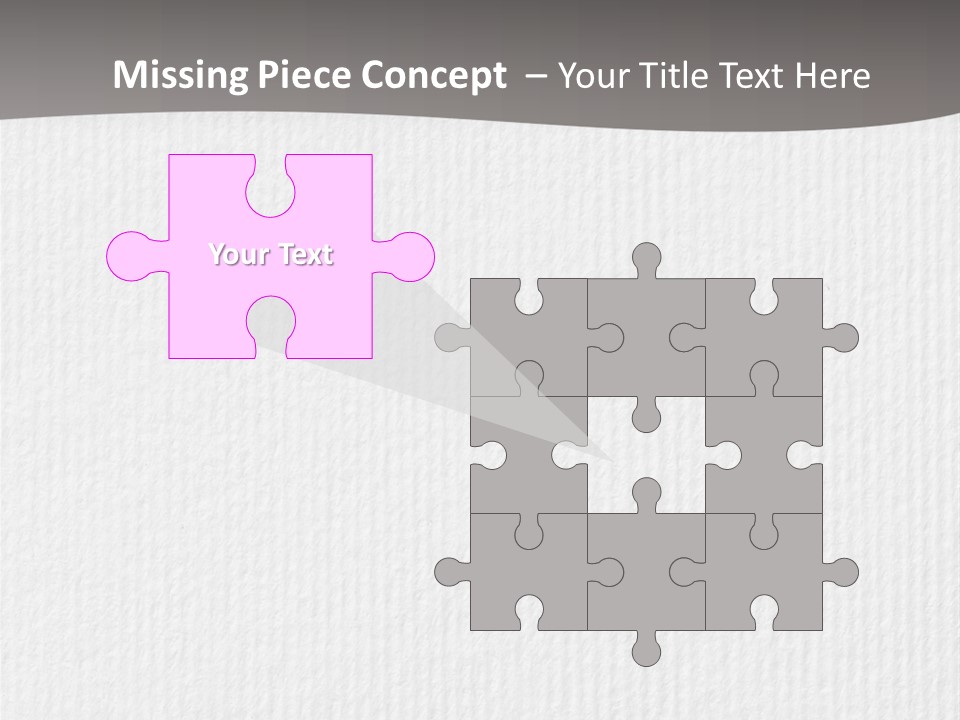 Closeup Blank Clean PowerPoint Template