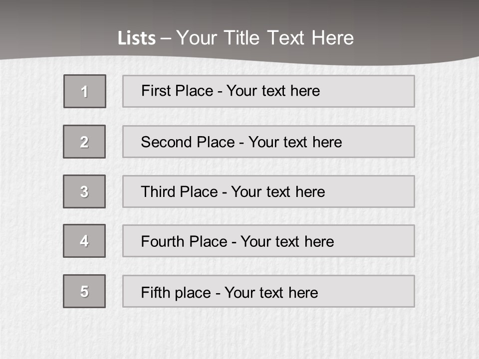Closeup Blank Clean PowerPoint Template