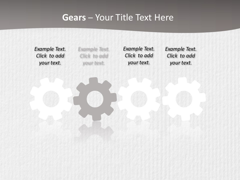 Closeup Blank Clean PowerPoint Template