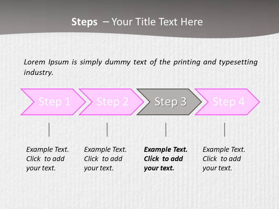 Closeup Blank Clean PowerPoint Template