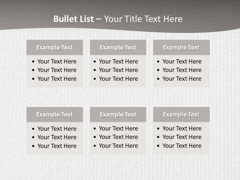 Closeup Blank Clean PowerPoint Template