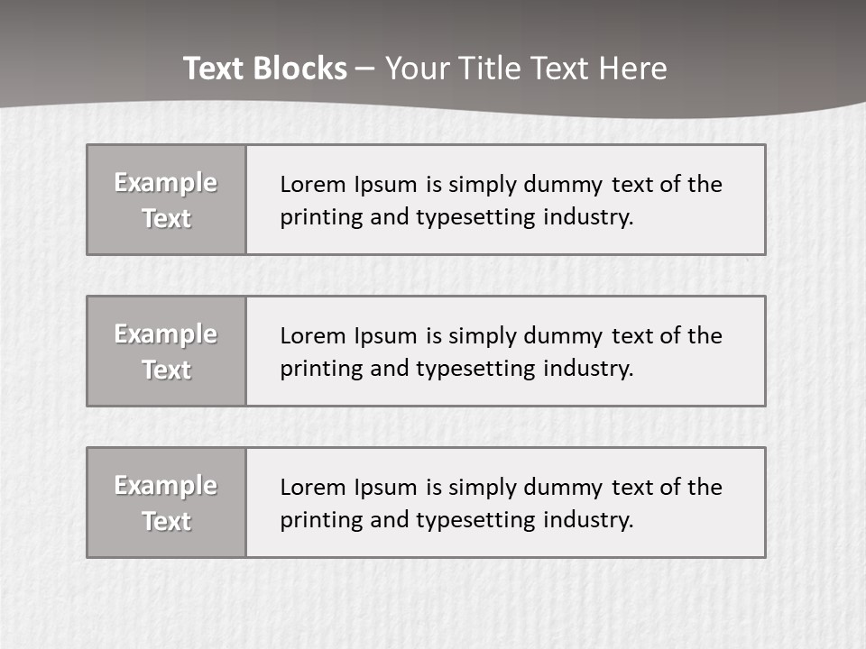 Closeup Blank Clean PowerPoint Template