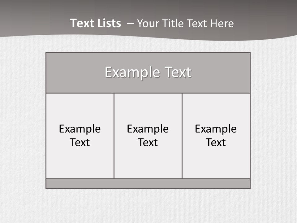 Closeup Blank Clean PowerPoint Template