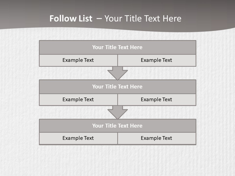 Closeup Blank Clean PowerPoint Template