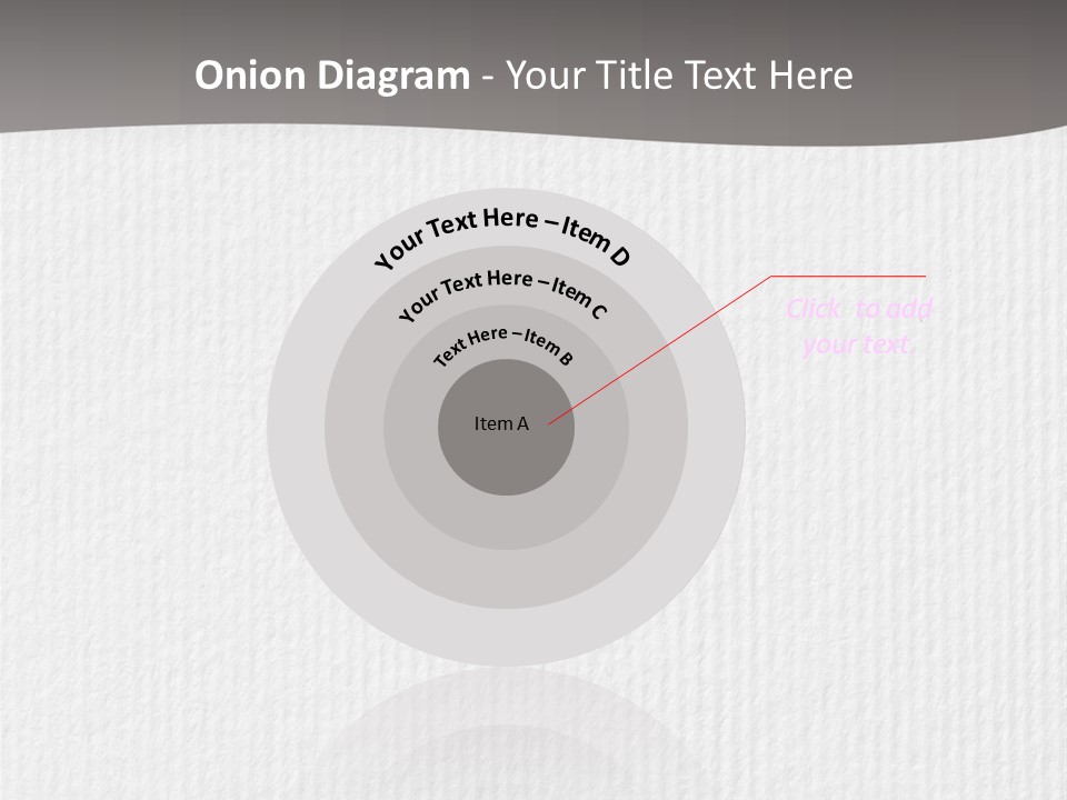 Closeup Blank Clean PowerPoint Template