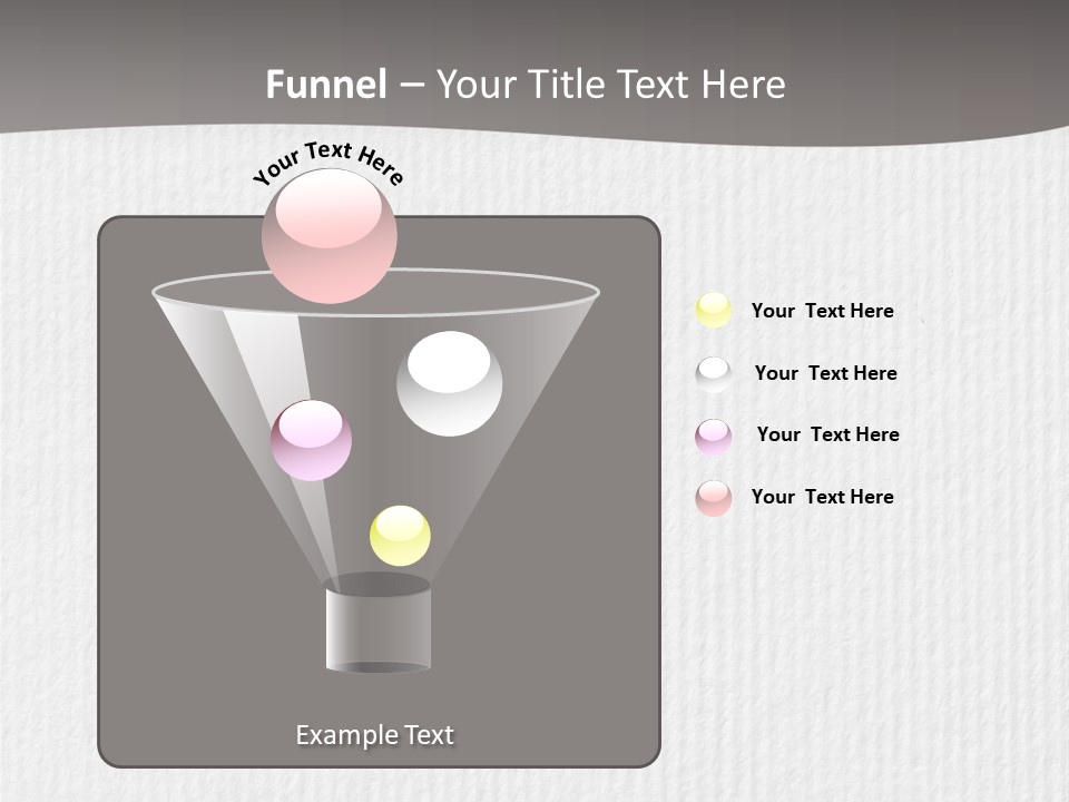 Closeup Blank Clean PowerPoint Template