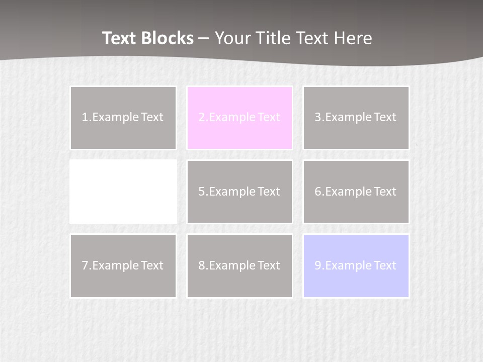 Closeup Blank Clean PowerPoint Template