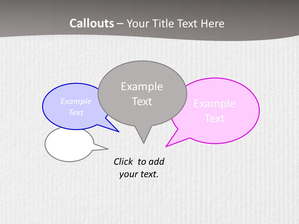 Closeup Blank Clean PowerPoint Template