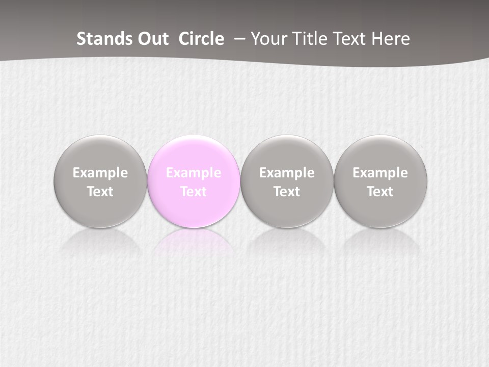 Closeup Blank Clean PowerPoint Template