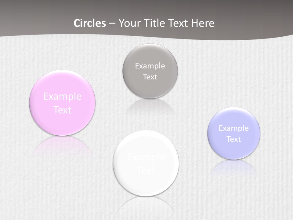 Closeup Blank Clean PowerPoint Template