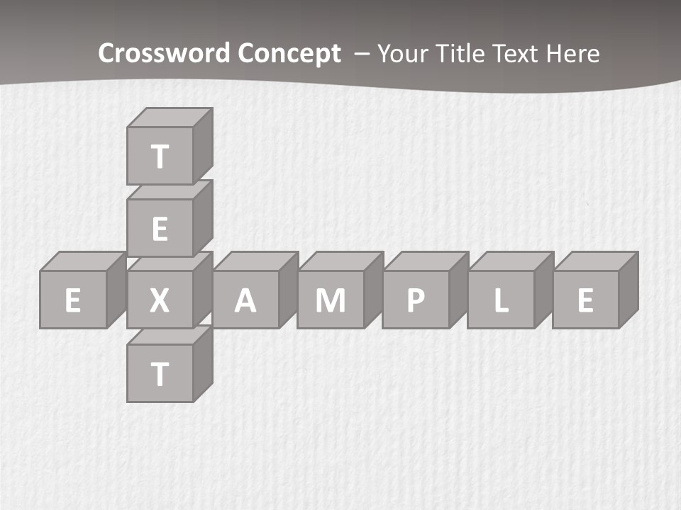 Closeup Blank Clean PowerPoint Template