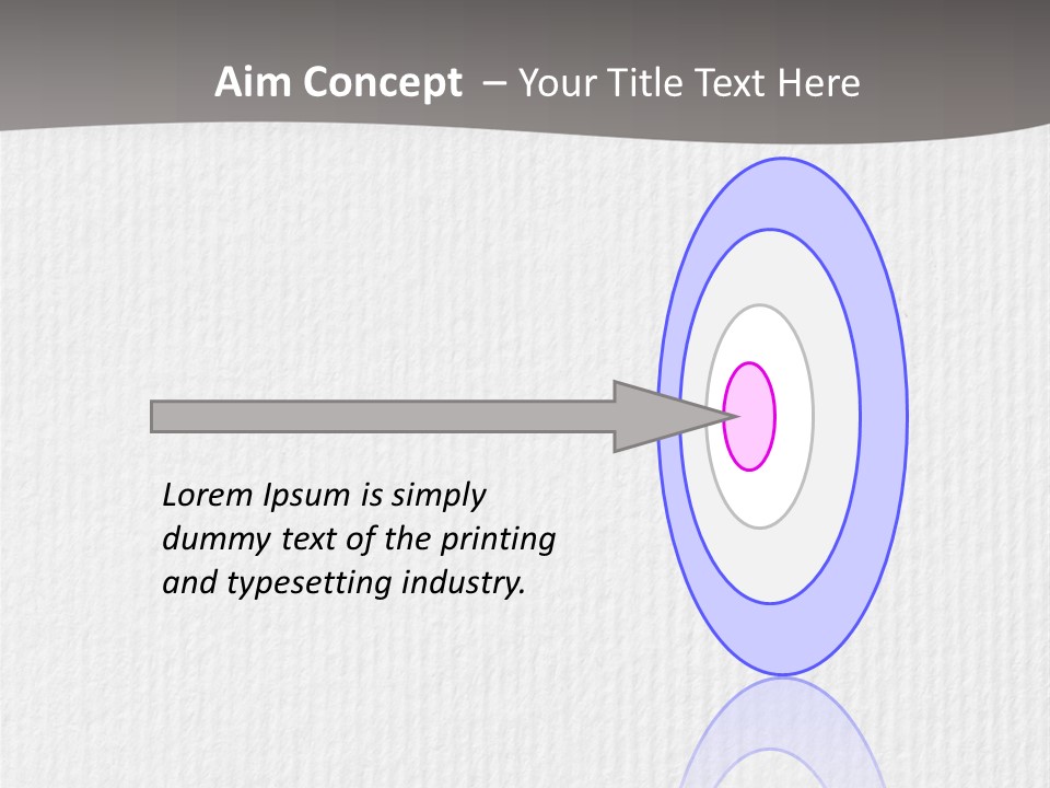 Closeup Blank Clean PowerPoint Template