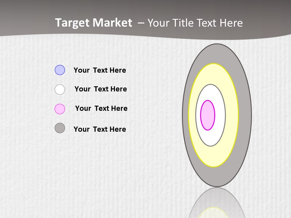 Closeup Blank Clean PowerPoint Template