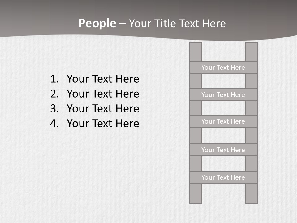 Closeup Blank Clean PowerPoint Template