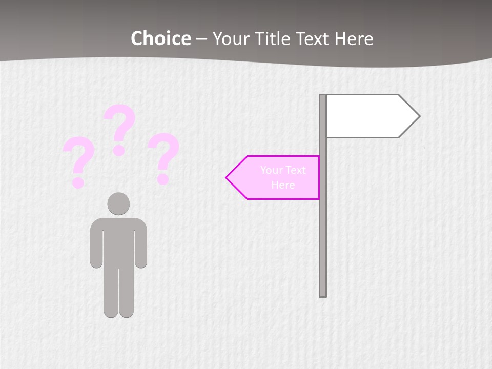 Closeup Blank Clean PowerPoint Template