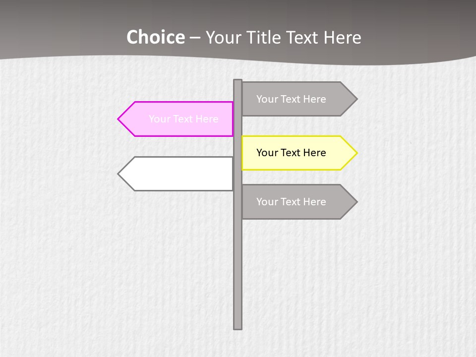 Closeup Blank Clean PowerPoint Template